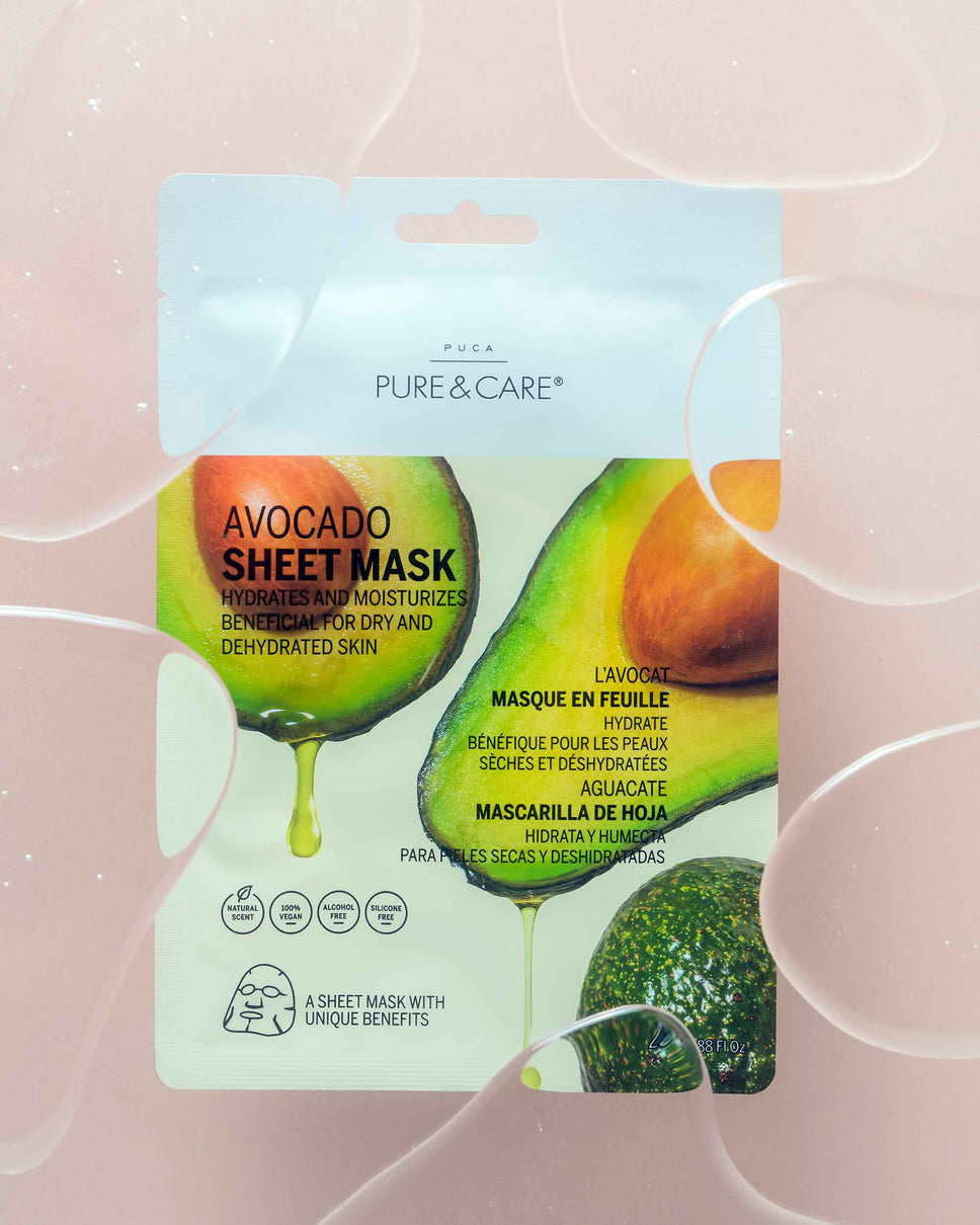 Avocado Sheet Mask I PUCA - PURE & CARE