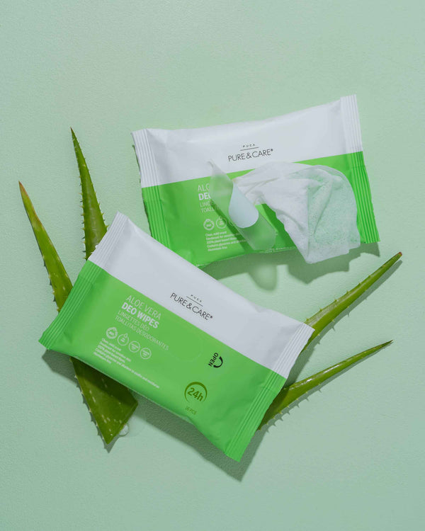 Aloe Vera Deo Wipes I PUCA - PURE & CARE