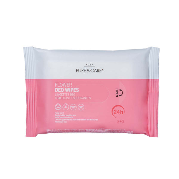 Flower Deo Wipes I PUCA - PURE & CARE