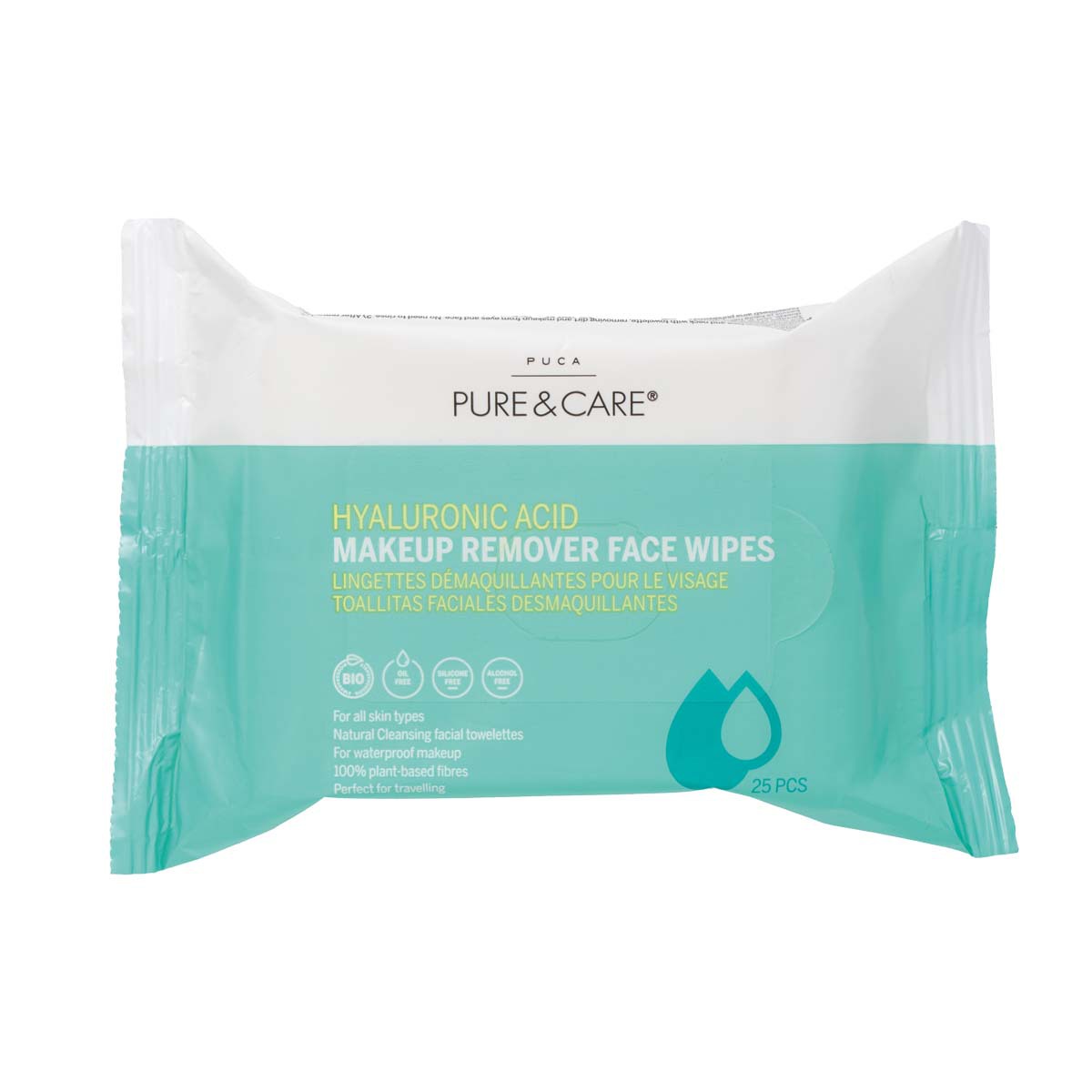 Hyaluronic Acid Makeup Cleansing Wipes | PUCA - PURE & CARE