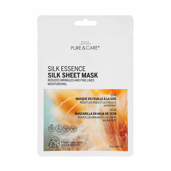 Silk Essence Silk Sheet Mask Reduces wrinkles and fine lines I PUCA - PURE & CARE