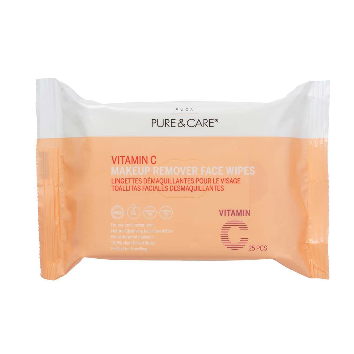 Vitamin C Makeup Remover Face Wipes | PUCA - PURE & CARE