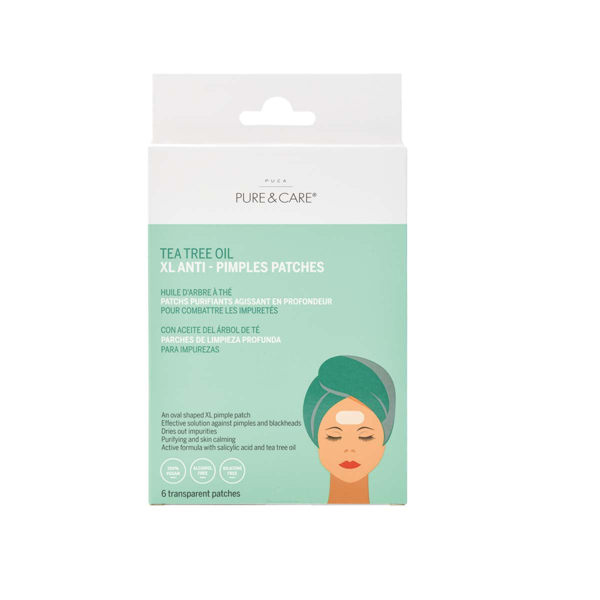 XL Large Dot Patches Tea Tree Oil | PUCA - PURE and CARE