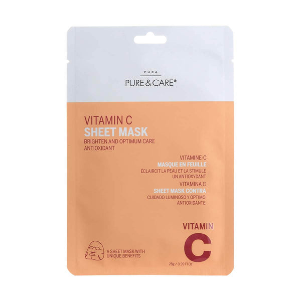Vitamin C Sheet Mask | PUCA - PURE & CARE