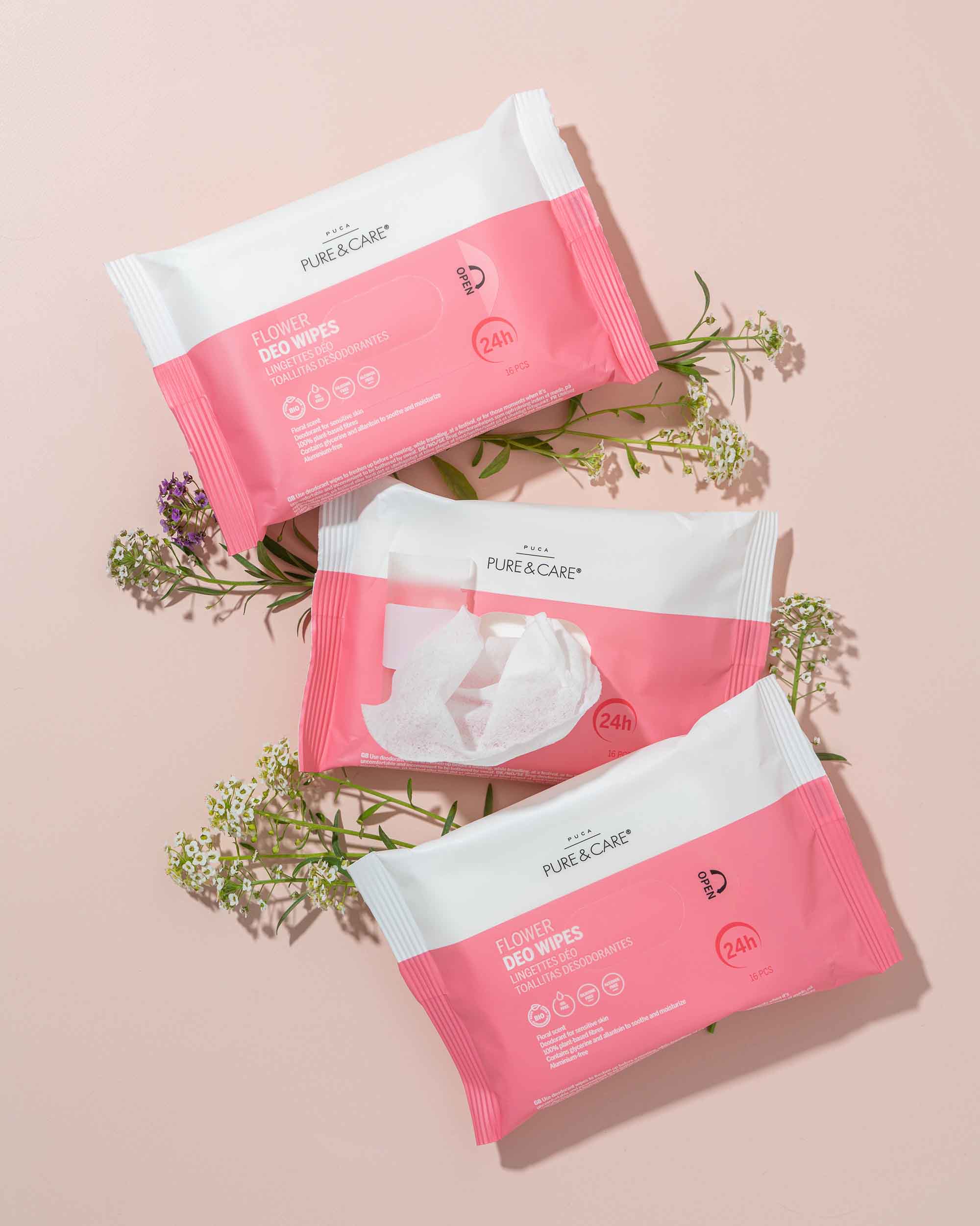 Flower Deo Wipes