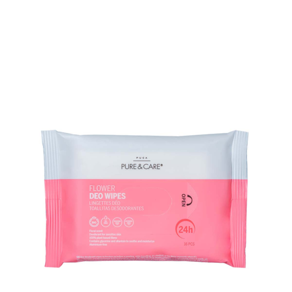 Flower Deo Wipes I PUCA - PURE & CARE
