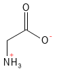 Aminosyre_Glycin_structure