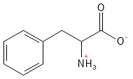 Aminosyre_Phenylalanin_structure