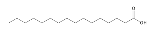 Kemiske struktur af den Palitic Acid | PUCA - PURE & CARE