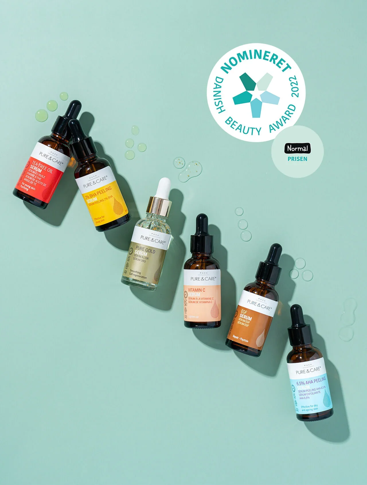 Danish Beauty Award - NORMAL prisen 2022 | PUCA - PURE & CARE